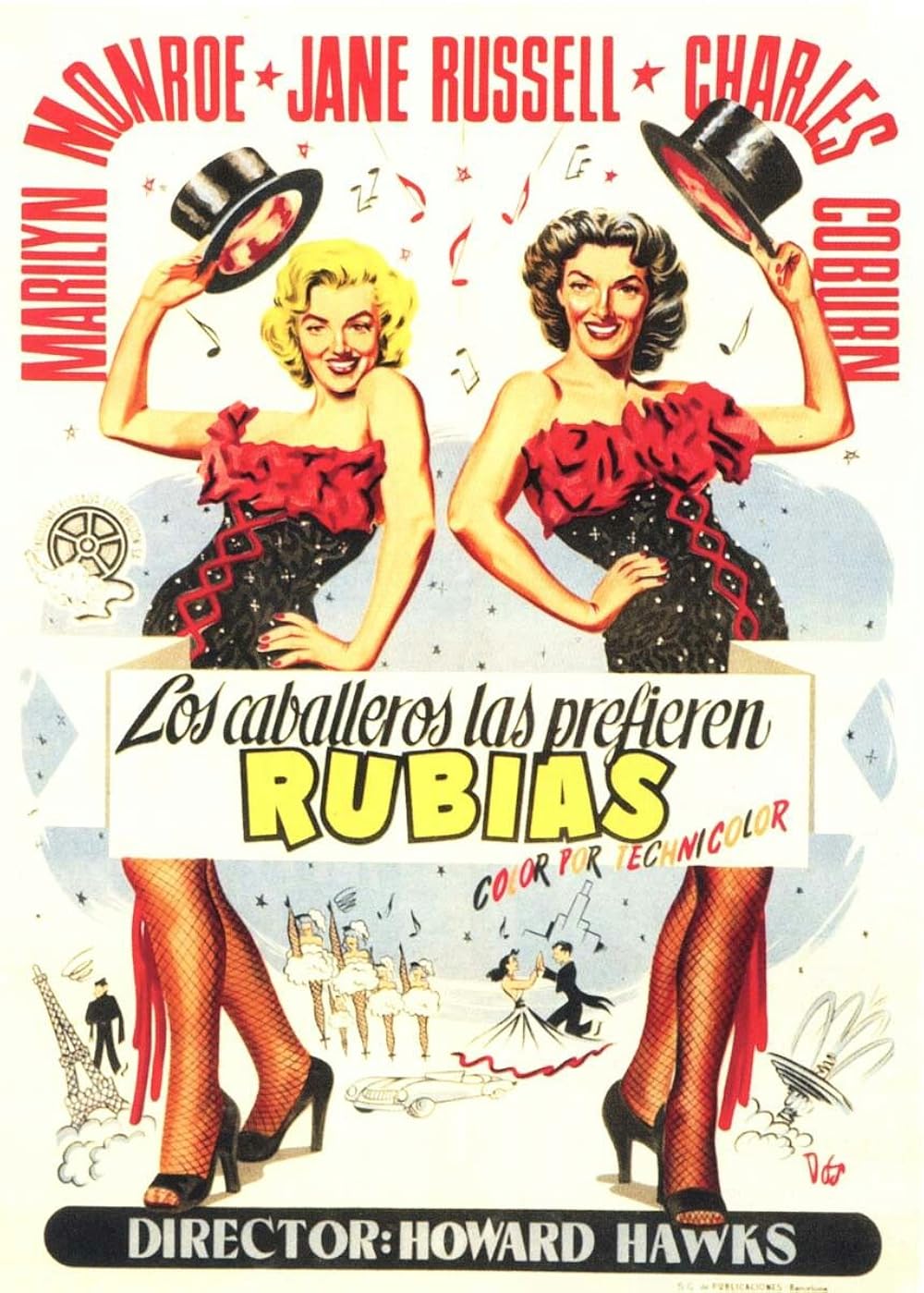Los Caballeros las Prefieren Rubias (1953)
